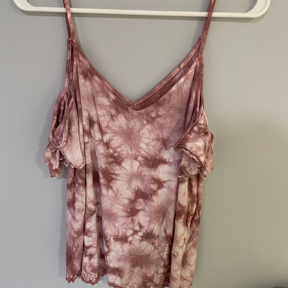 American Eagle off-shoulder top.